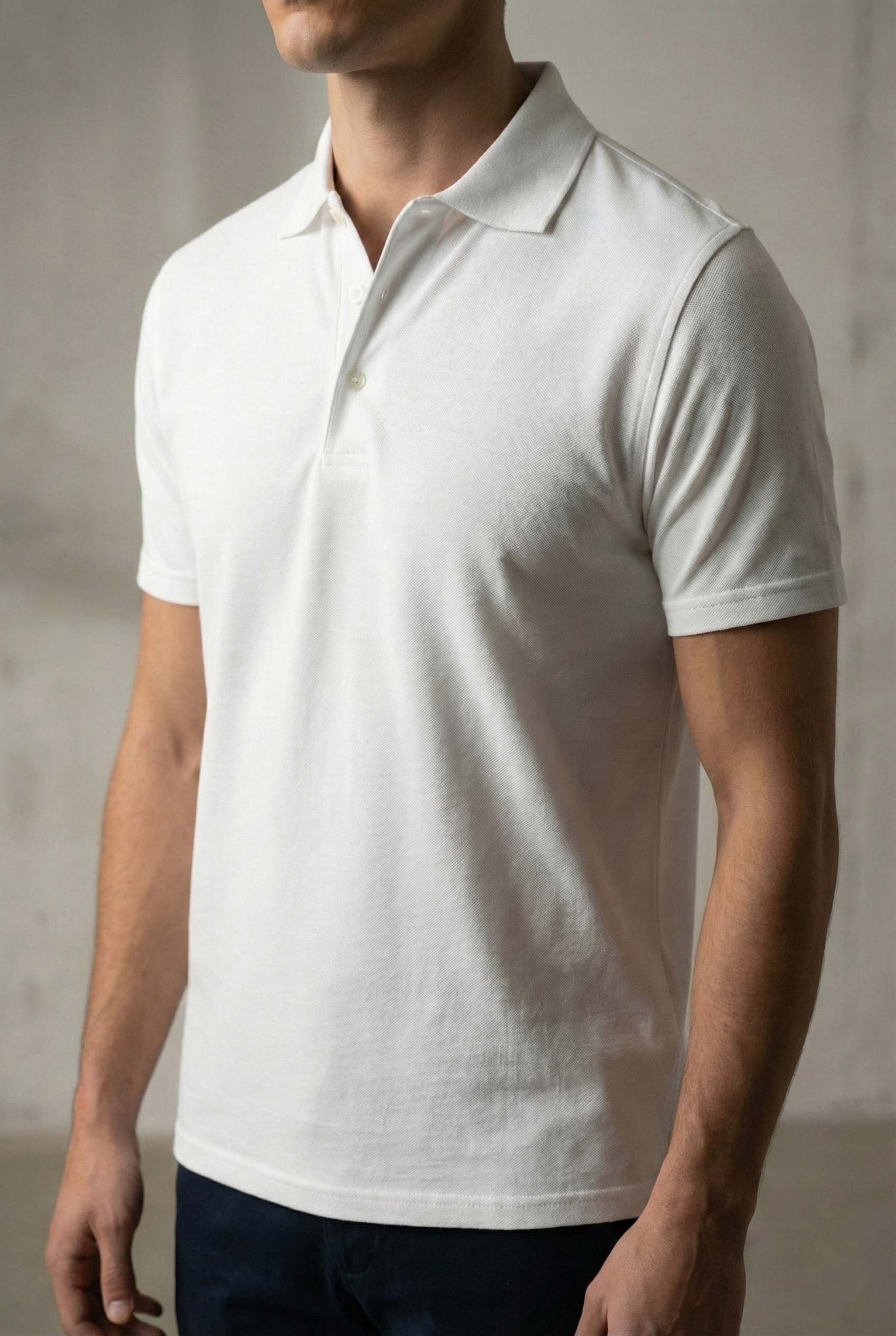 Polo Yaka Lakost Tişört - Görsel 1